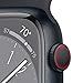 Apple Watch Series 8 [GPS + Cellular 41mm] Smart Watch w/ Midnight Aluminum Case with Midnight Sport Band - M/L with AppleCare+ (2 Years)
