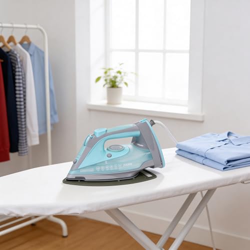 Image of Encasa XO Silicon Mat for Hot Iron Rest - Heat Resistant, Anti - Slip, Thicker Pad for protecting your Table during Ironing, Non-Burning, Machine Washable, Durable - Olive Green