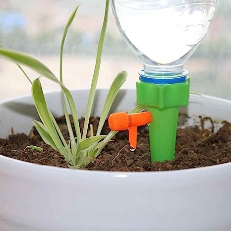 Kit 4 Gotejador Irrigador Regulável Para Jardins E Vasos