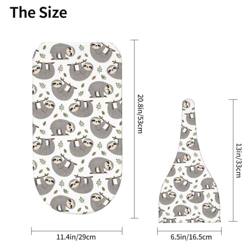 Image of Sloth Swaddle Blanket, Soft Swaddling Blanket Baby Clothes, Sloth Baby Stuff