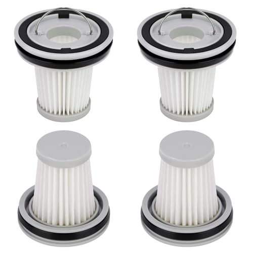 �����pHEPA�t�B���^�[4�p�b�N Fanttik Slim V8 Apex / V9 Mix / V10 Mix/Slim V10 Apex �R�[�h���X�ԗp�|���@�ɑΉ� ����\ �ė��p�\ HEPA�t�B���^�[