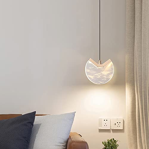 Mini lampe suspendue en cristal moderne 15cm plafonnier métal