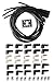 ACCEL ACC 4040K SuperStock 8mm 4000 Series Black Graphite Spark Plug Wire Set