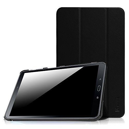 Fintie Slim Shell Case for Samsung Galaxy Tab A 10.1 (2016 NO S Pen Version), Super Slim Lightweight Standing Cover with Auto Sleep/Wake for Tab A 10.1 Inch (SM-T580/T585/T587) Tablet, Black