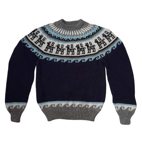 Image of Gamboa Alpaca Sweaters Women Fair Isle Sweaters Women's Fall and Winter Knit Top Ladies Pullover