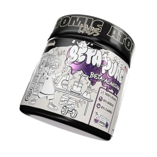 Beta-Alanina - 100% Pura - 300g - Beta Pure - Atomic Labs