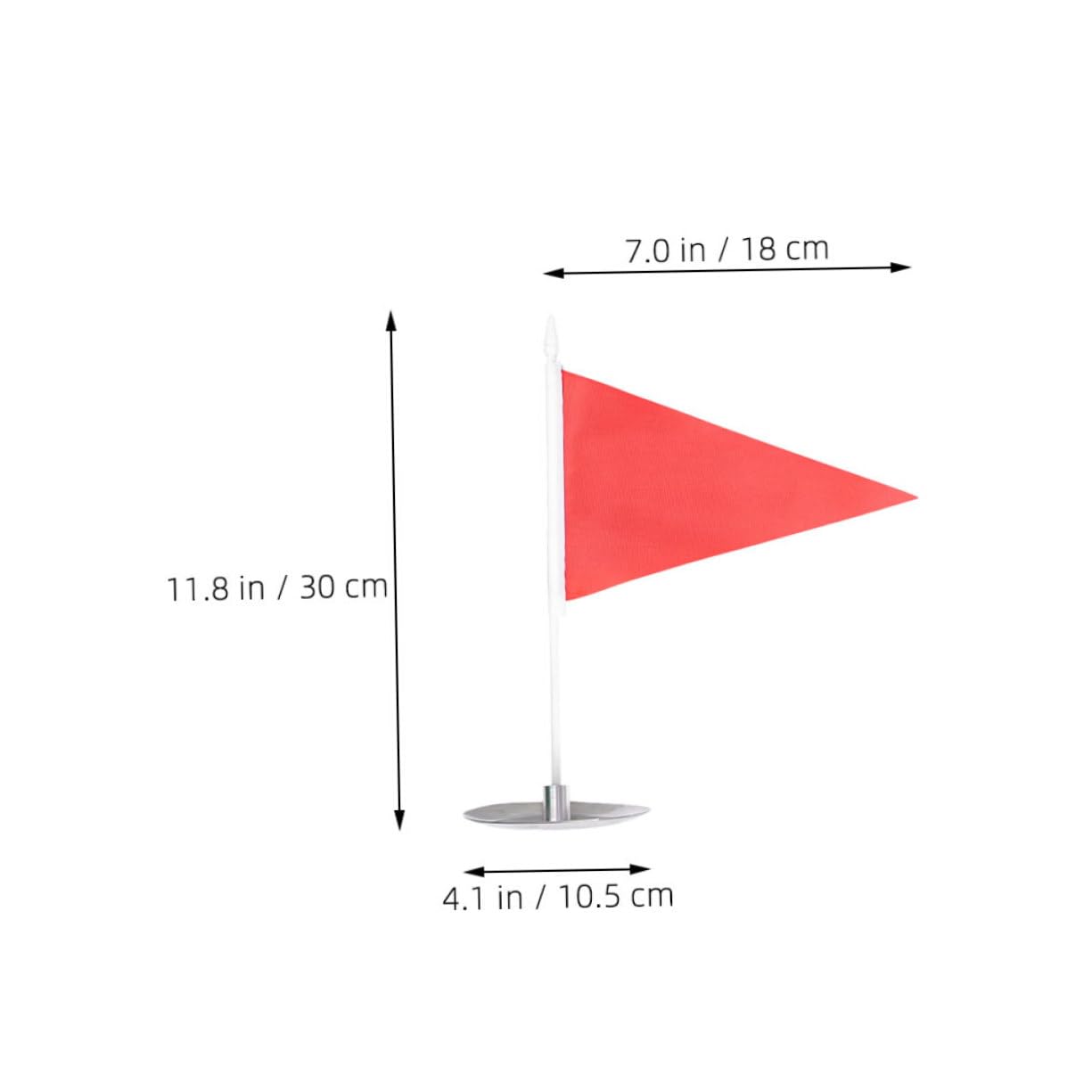 COOLHIYA Regulation Size Metal Putting Cup Golf Flag Set Home Golf Training Accessory for Golf Enthusiasts