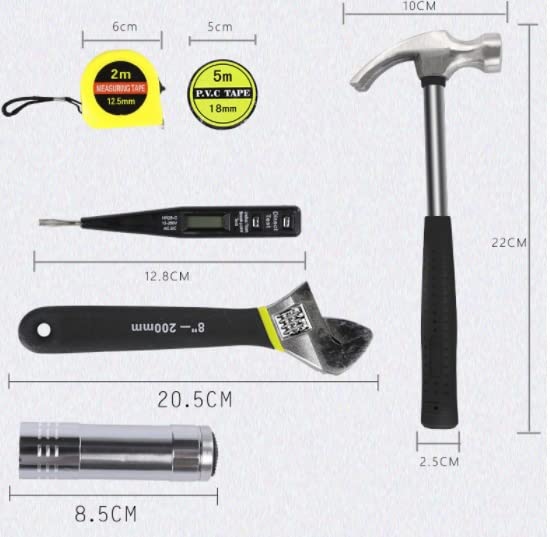Kit de herramientas para reparación de autos miniatura 2