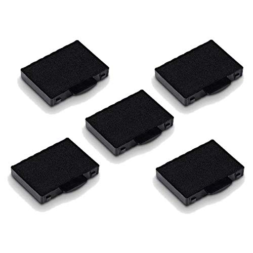 Trodat Ersatzkissen für Stempel 6/50A, Schwarz, 5 Stück