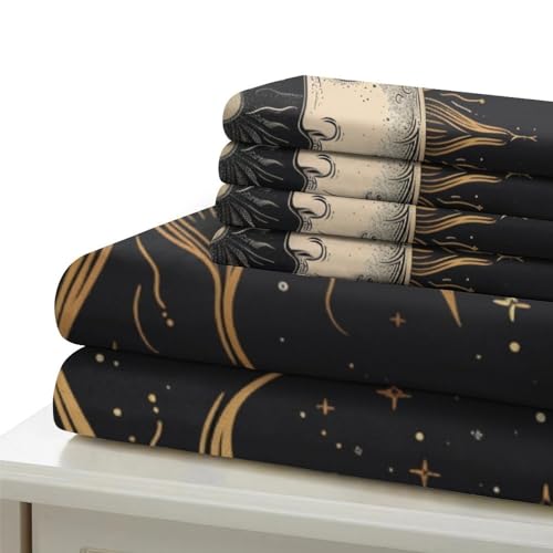 Housse de couette totem soleil 3D microfibre douce imprimée - 6