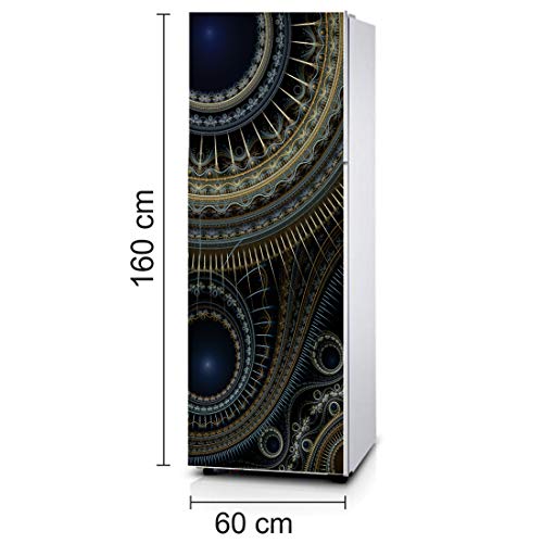 Image of PVC Vinyl Fridge Wrap Sticker for Home (160 cm x 60 cm or 63 X 24 Inches, Design 5)