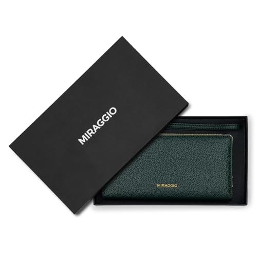 Image of Miraggio Carmen Women's Wallet | Ladies Stylish Purse Bag | Bi-Fold Zip Around Wallet | Gift for Women