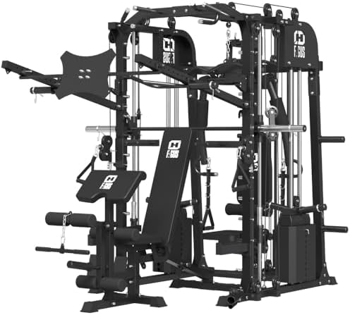 Multifunctional Smithmachine with Weight Bench, All in One Power ...