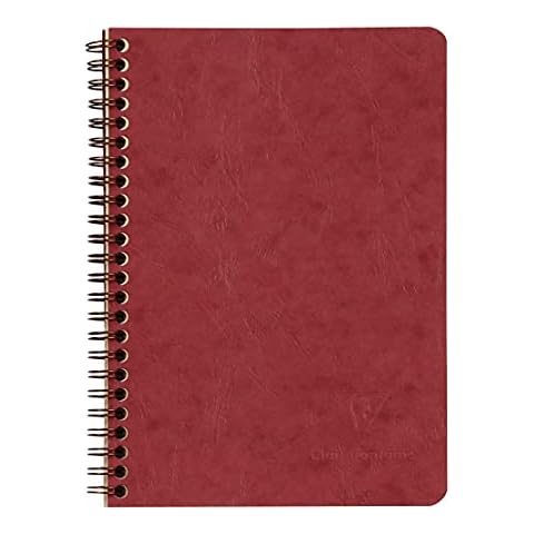 Clairefontaine A5 Wirebound Notebook with Pocket Cover