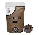 Valerian Root Whole 1 LB, 100% Natural & Pure, for Tea & Herbal Blends, Naturally Strong Aroma, Resealable Bag for Freshness - By Yogi’s Gift®