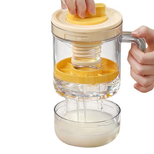 Colino per spesso - Filtratore a pressione per, filtro per formaggi e latticini da cucina, separatore per per cucina fatta in casa | Insalata Alimenti per bambini Pranzo a