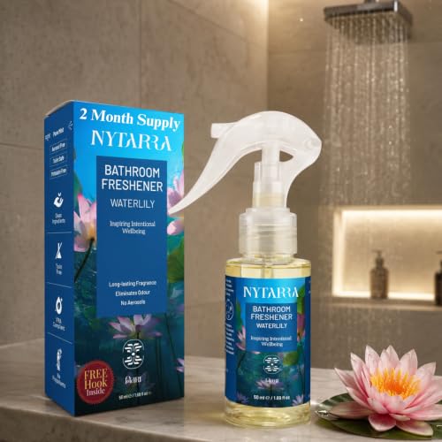 Image of Nytarra Bathroom Air Freshener Spray | Long Lasting Odour Remover for Home, Office, Hotel & Guest Washroom | No Gas | Fresh Smell & Instant Freshness