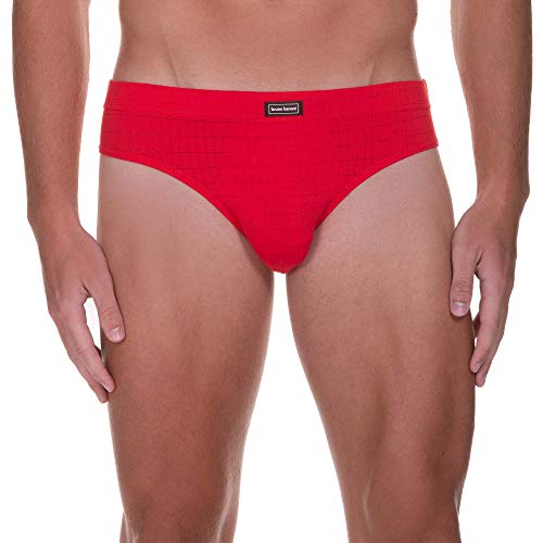 Bruno Banani Zapatillas Deportivas Check Line 2.0 Cierre, Rojo (Rojo Karo 1070), L para Hombre Cover