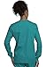 Cherokee Women's Snap Front Warm Up Jacket, Teal Blue, Small