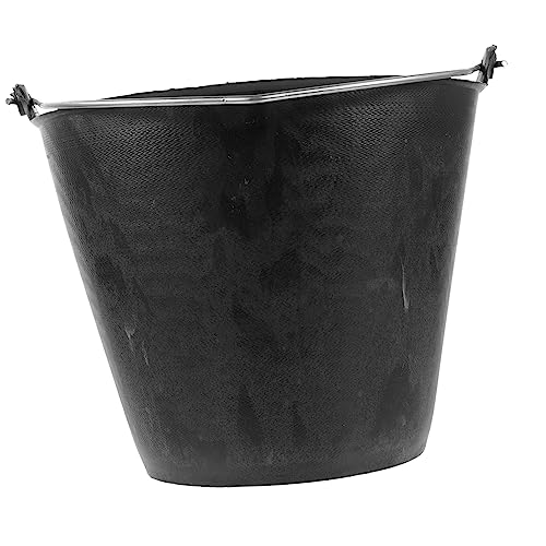 LOEFLIFA Balde De Barro Cubo De Cemento Balde para Cemento Cubos De Constructores De Mezcla De Cemento Balde De Concreto Cubos De Cemento Cubos para Mezclar Cemento Negro El Plastico