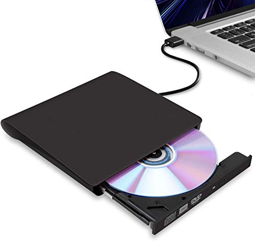 Externes DVD Laufwerk USB 3.0, USB 3.0 DVD-RW DVD/CD Brenner Slim extern Laufwerk Portable(tragbar) DVD CD Brenner für Windows