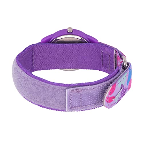 DISNEY Minnie Mouse Watch for Girls – Toddler Minnie Watch – for Girls Who Love Mouse – Learn to Tell Time – Cute Watches Kids 3-5 with Purple Bezel & Nylon Strap2