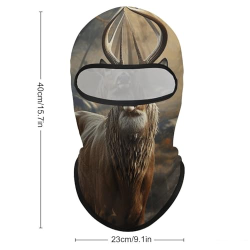 Balaclava para hombre, máscara para esquí y caza, cubre cara para ciclismo y actividades invernales miniatura 2