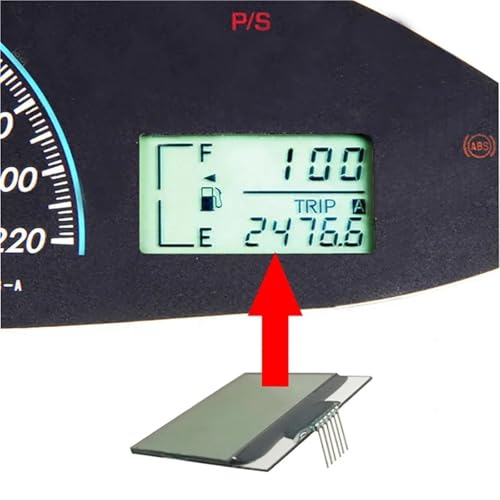 Pantalla LCD de tablero soluciona dígitos borrosos en Toyota Vios 2008 4
