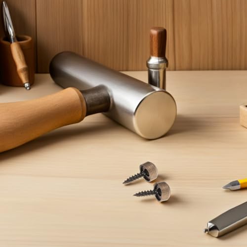 24 Tornillos de Cobre Autorroscantes con Tapas Decorativas miniatura 7