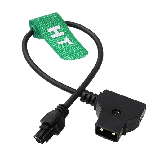 HangTon Power Cable for Freefly Ember S5K Camera V-mount Battery D-tap to 4-pin 20cm