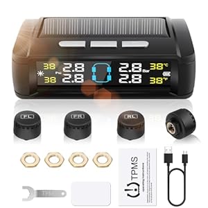 Geloo TPMS Reifendruckkontrollsystem mit 4 Sensoren