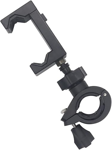 Miniatura 9 de CLISPEED Soporte para manillar de ciclismo, soporte de navegación, soporte para teléfono, proyector de toldo, soporte de teléfono negro, soporte