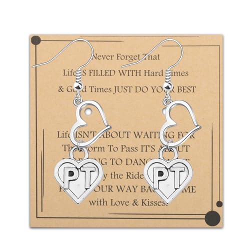 Physical Therapist Earrings PT Jewelry Physical Therapy Appreciation Gifts PT Graduation Gifts