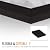 Boiarc 1" Rise Threshold Ramp, 35.4" Wide Natural Rubber Door Ramp Wheelchair Ramp, 1500 LBS Capacity, Non-Slip Solid Rubber Threshold Ramp Used for Thresholds,Doorways and Bathroom