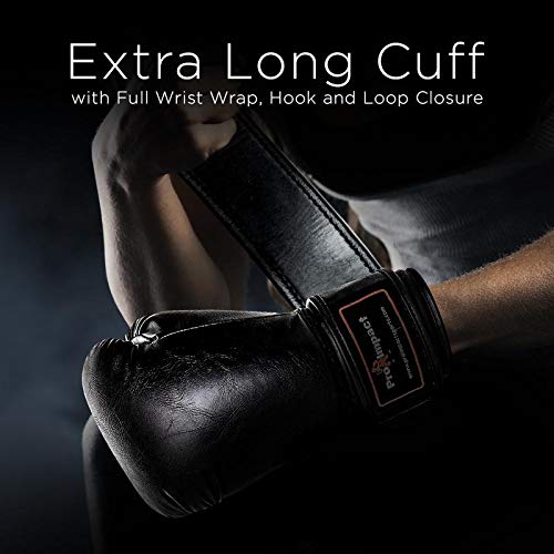 image for Pro Impact Boxing Gloves - Durable Knuckle Protection w/Wrist Support 