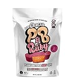ChocXO Peanut Butter and Ruby Chocolate Cups | Fruity Ruby Chocolate Surrounding Creamy Peanut Butter | Non GMO, Gluten Free, Kosher and No Artificial Flavors or Colors, 88 g
