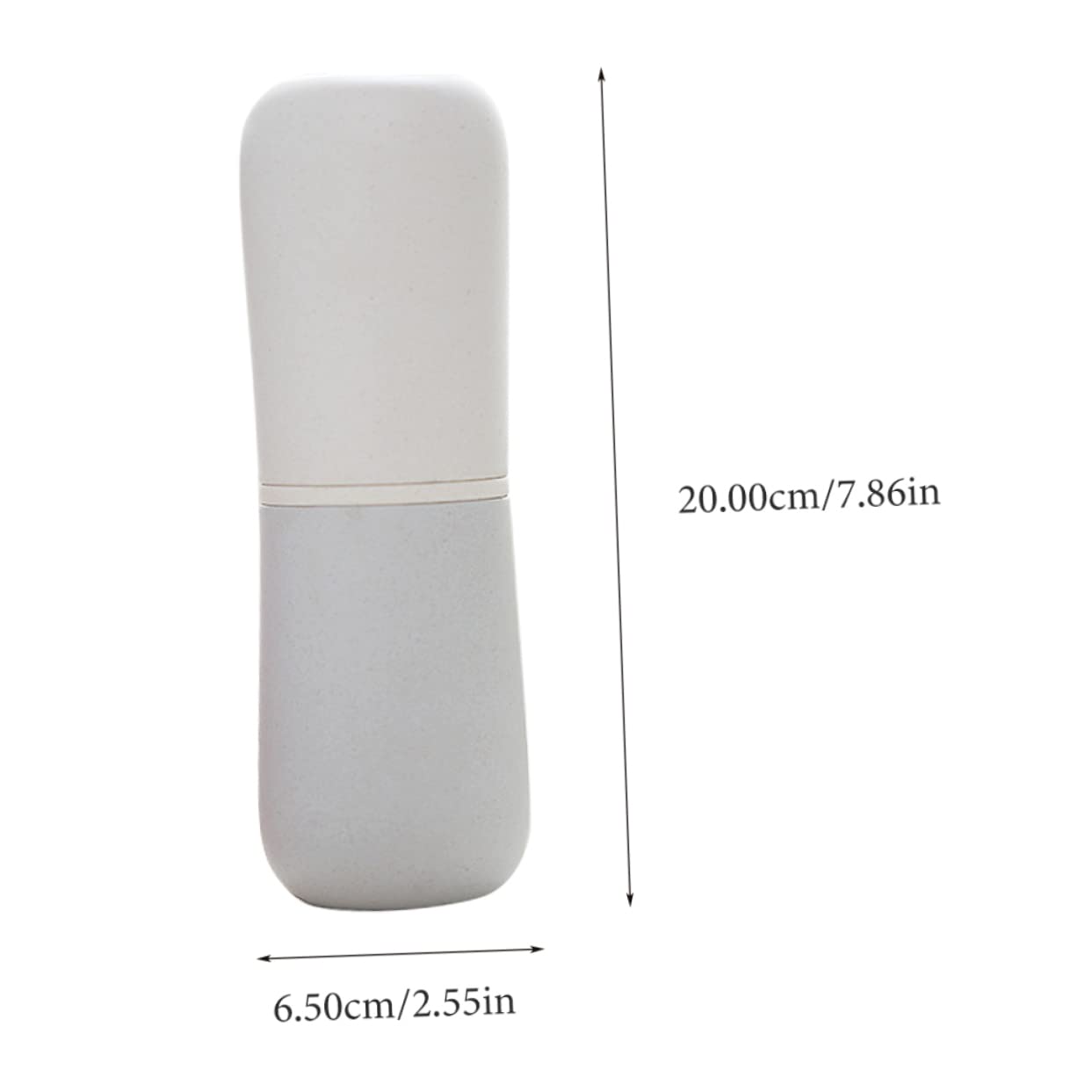 GOOHOCHY Travel Mouth Washing Cup and Toothpaste Storage Box Dual Color Compact Washing Cup for Toothbrush and Personal Lightweight and Durable Design for