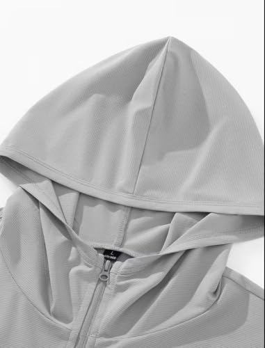 Image of BE SAVAGE UPF 50+ Summer Sunscreen Jacket For Men Lightweight Anti- Tan Breathable Outdoor Biker Running Jacket