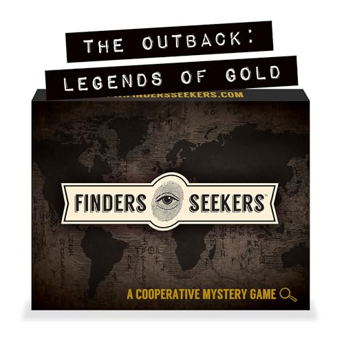 Mystery Game | The Outback: Legends of Gold – Be a Detective and Investigate an Unsolved Case, Escape Room Style Puzzles, for Date Night, Game Night or Solo