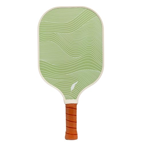 Inscribe Premium Pickleball Paddle – Lightweight, Durable Honeycomb Core, Vibrant Fiberglass Surface, Comfort Grip for Fun & Pro Play (Sage Green)