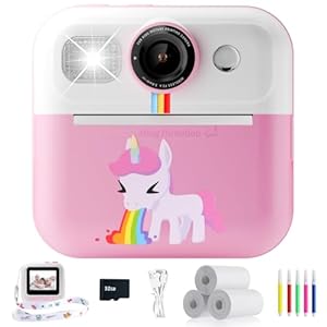 Etpark Kinderkamera Sofortbildkamera mit 32 GB-Karte