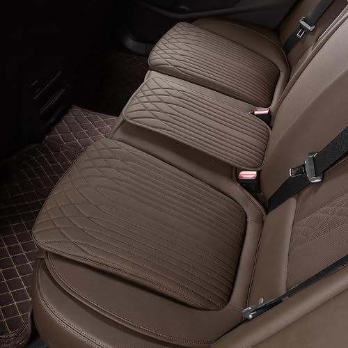 レクサス 新型 LBX 10系 2023年12月〜に適用 車 シートカバー 防水 座面カバー レザー カーシートカバー シートクッション 運転席 助手席 後部座席 シート保護 汚れ防止 座布団 お尻クッション 取付簡単(コーヒー色,後座席*1)