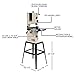 JET 10-Inch Woodworking Band Saw with Stand, 1/2 HP, 115V 1Ph (JWB-10)