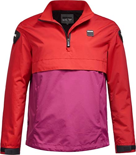 Blauer Spring Pull Chaqueta Textil para Mujer, Púrpura/Rojo, XS