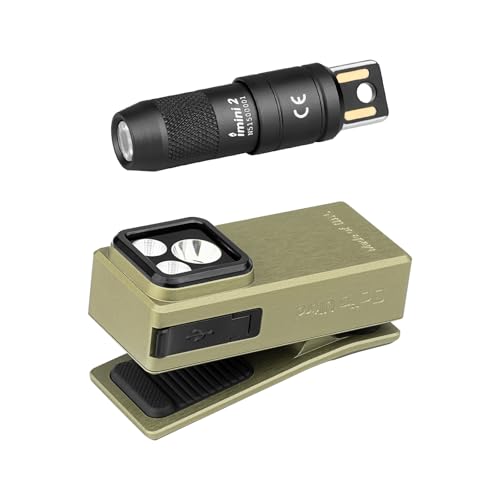 OLIGHT IMINI 2 EDC Rechargeable Keychain Flashlight Bundle Oclip Ultra EDC Flashlight Clip-on Light - image 1