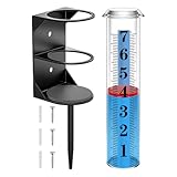 Gihioue Pluviómetro - Medidor Preciso Y Fácil De Leer,Pluviómetro con...