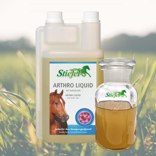 Stiefel Arthro Liquid für Pferde, Kombination aus Teufelskralle & Artischocke, zur ernährungsphysiologischen Unterstützung des Bewegungsapparats, flüssig, 1l