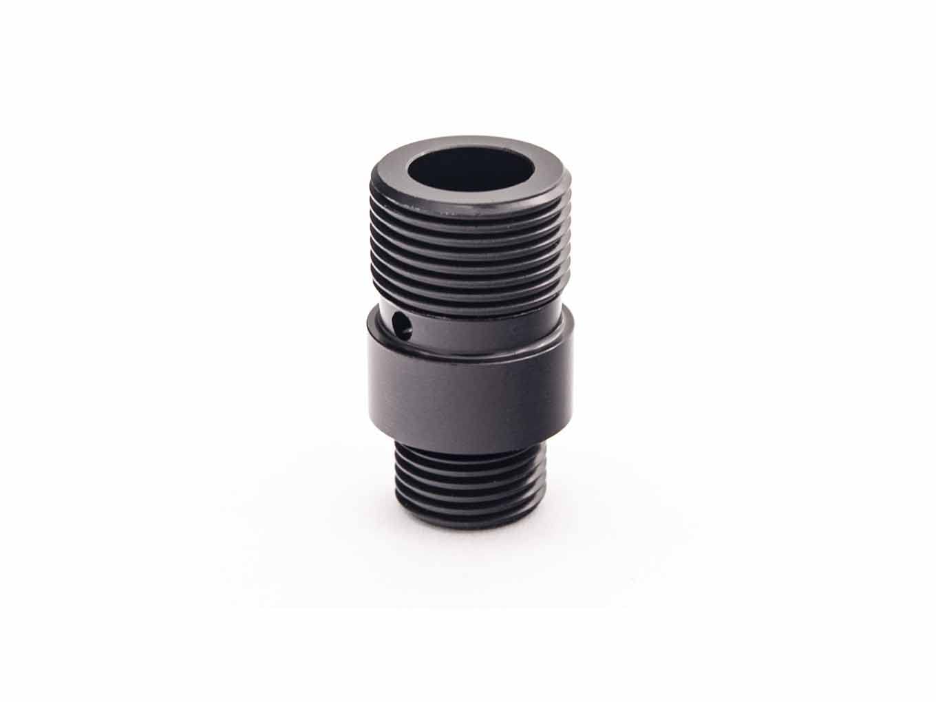 COWCOW Technology A02 Silencer Adapter 11mm CW To 14mm CCW - Black