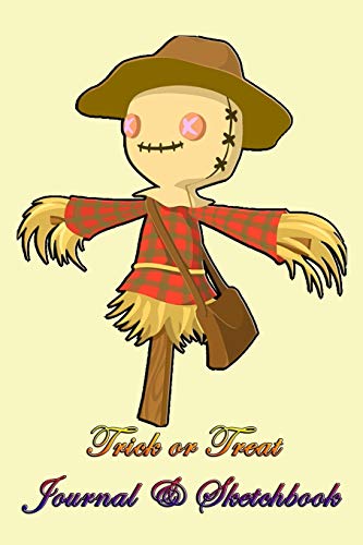 Trick or Treat - Journal and Sketchbook: Happy Notebook Diary