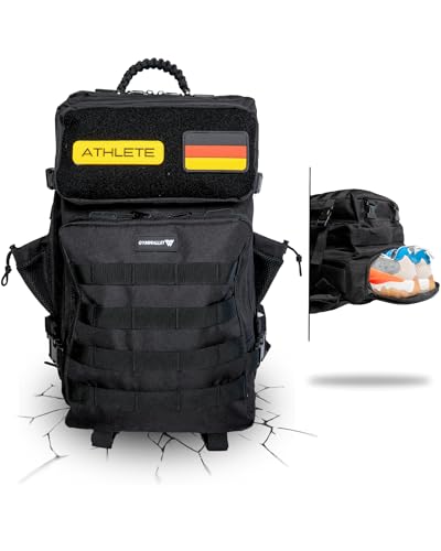 GymWallet Taktischer Rucksack Herren groß 40L...